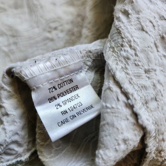 Joni B Size Small Jacket Pastel Green Purple Yellow Embroidered Button Up - Picture 6 of 6